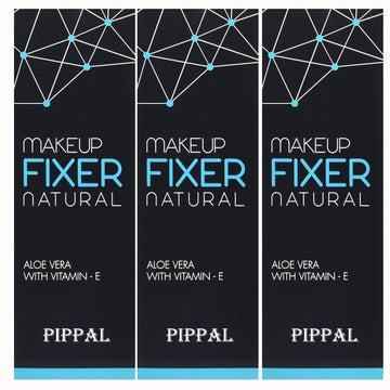 Pippal Long Lasting Natural Makeup Fixer Spray Primer - 80ml (Transparent) Pack of 3