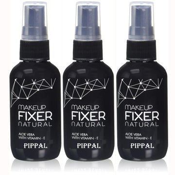 Pippal Beauty Makeup Fixer Natural Dewy Finish with Vitamin E And Aloe Vera Long-Lasting Spray 80ml (Pack of 3)