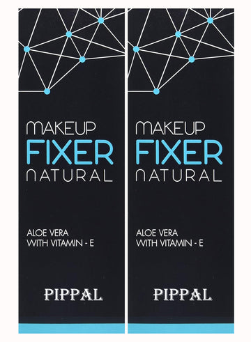 Pippal Long Lasting Natural Makeup Fixer Spray Primer - 80ml (Transparent) Pack of 2
