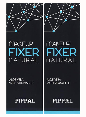 Pippal Long Lasting Natural Makeup Fixer Spray Primer - 80ml (Transparent) Pack of 2