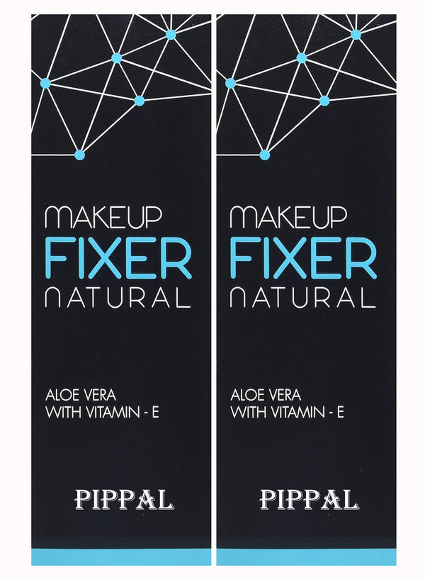 Pippal Long Lasting Natural Makeup Fixer Spray Primer - 80ml (Transparent) Pack of 2