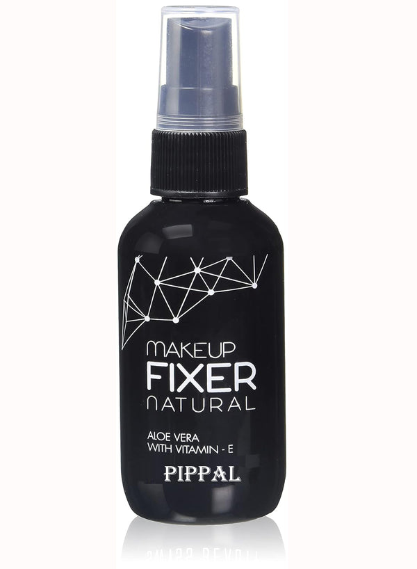 Pippal Beauty Makeup Fixer Natural Dewy Finish with Vitamin E And Aloe Vera Long-Lasting Spray 80ml (Pack of 1)