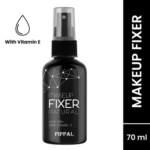 Pippal Beauty Makeup Fixer Natural Dewy Finish with Vitamin E And Aloe Vera Long-Lasting Hydrating & Refreshing Setting Spray 80ml (Pack of 1)