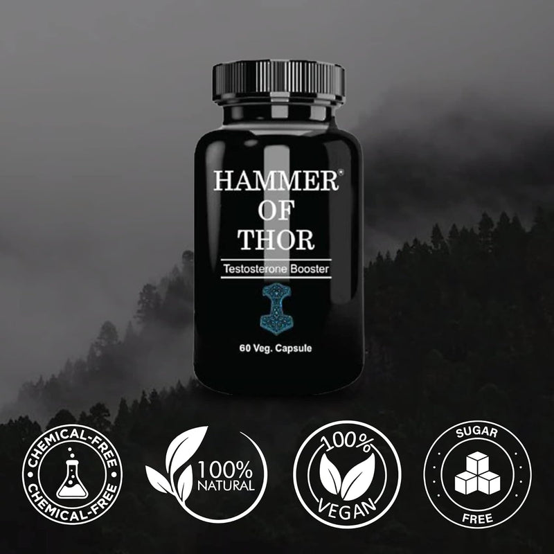 Hammer of Thor Immunty Capsule Herbal Supplement 100% Pure Natural Herbs Extract Only for Men 60 Capsule
