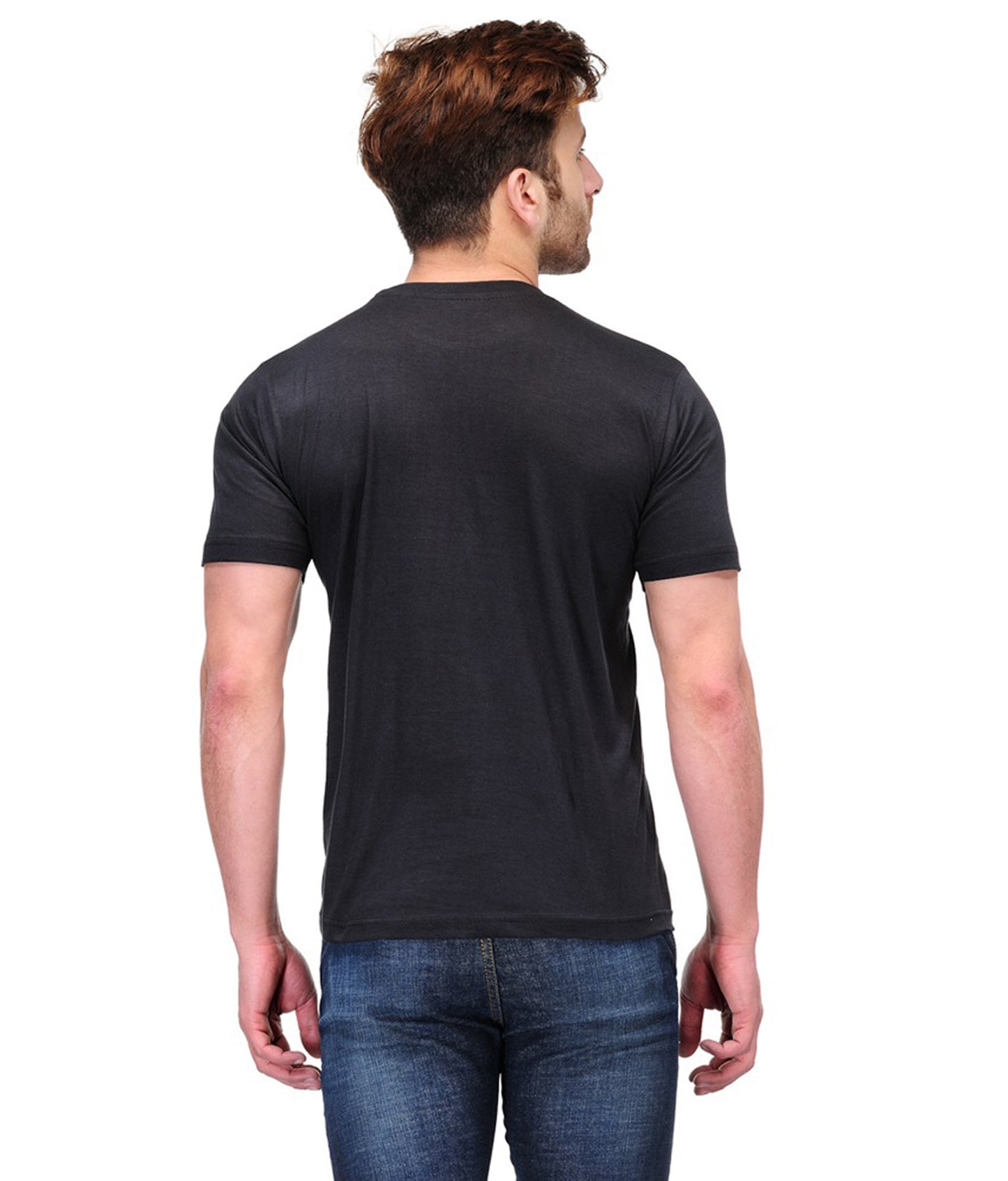 Ketex Polyester Dri-Fit Half Sleeves Round Neck T-Shirt ( Pack of 4 )
