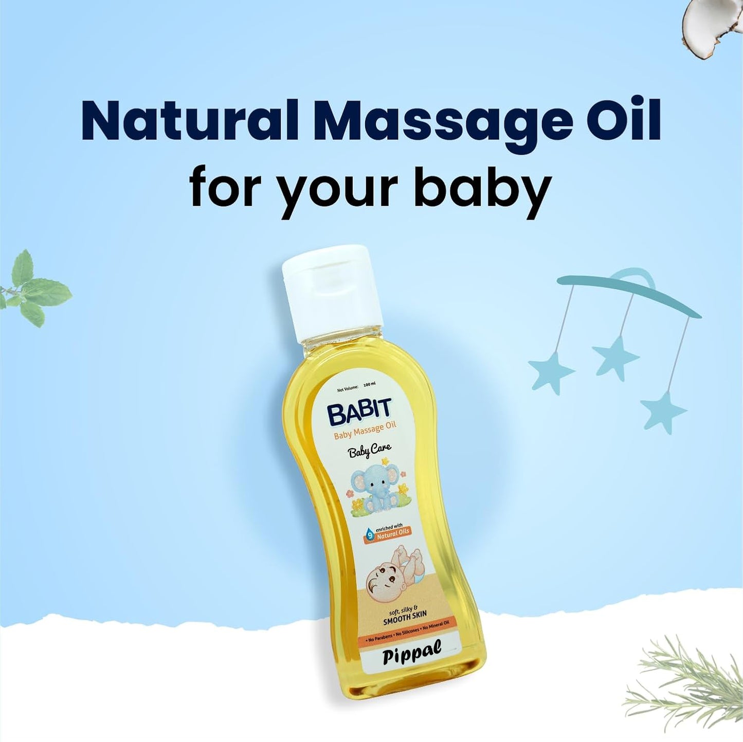 Babit Soothing Baby 100Ml(Pack of 1)Babit Soothing Baby Lotion 100 ml – Gentle Moisturising Care for Soft Baby Skin