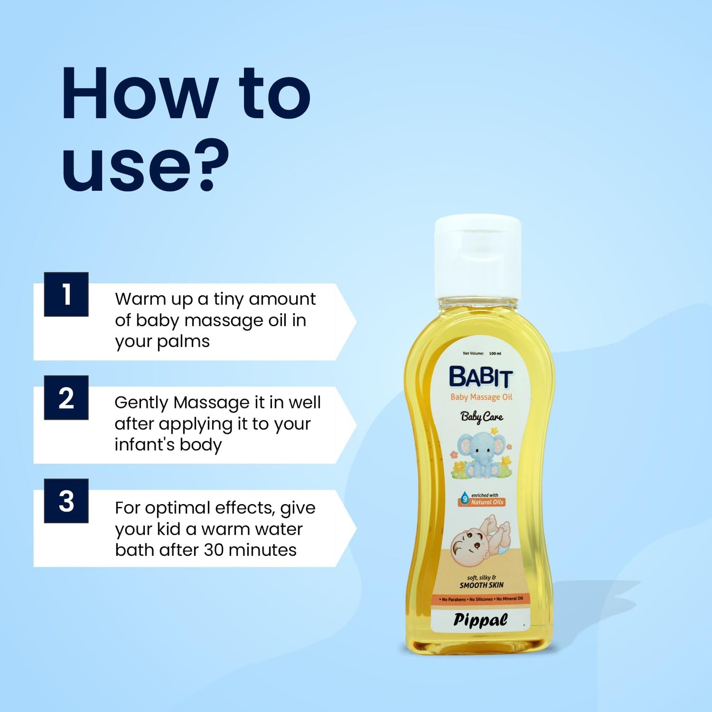 Babit Soothing Baby 100Ml(Pack of 1)Babit Soothing Baby Lotion 100 ml – Gentle Moisturising Care for Soft Baby Skin