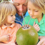 Premium Coconut Opener Stainless Steel Drill Cutter with Cleaner Stick Coconut Tool (Coconut Opener with Straw)