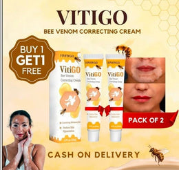 Bee Venom Vitigo Correcting Cream - (Pack of 2)Bee Venom Vitiligo Correcting Cream (Pack of 2) Skin Repair & Pigmentation Care