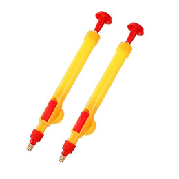 Adjustable High Pressure Garden Pump Bottle Spray Gun for Plants Garden Water Pesticide Car Wash Brass Nozzle Sprayer Pack of 2, Manual