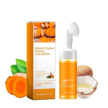 薑黃潔面乳，天然（2瓶裝）150毫升