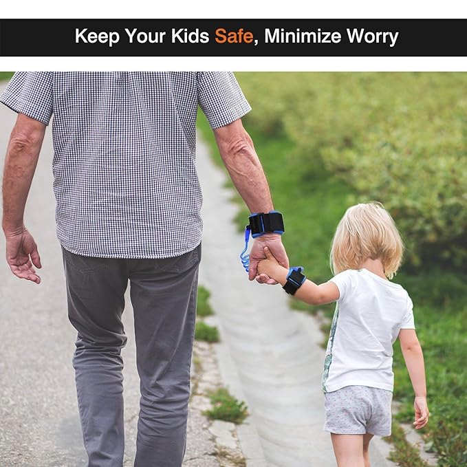 “Anti-Lost Wrist Link with Lock & Key – Baby Safety Harness/Band, Adjustable Anti-Lost Strap for Kids, Secure Walking & Travel”