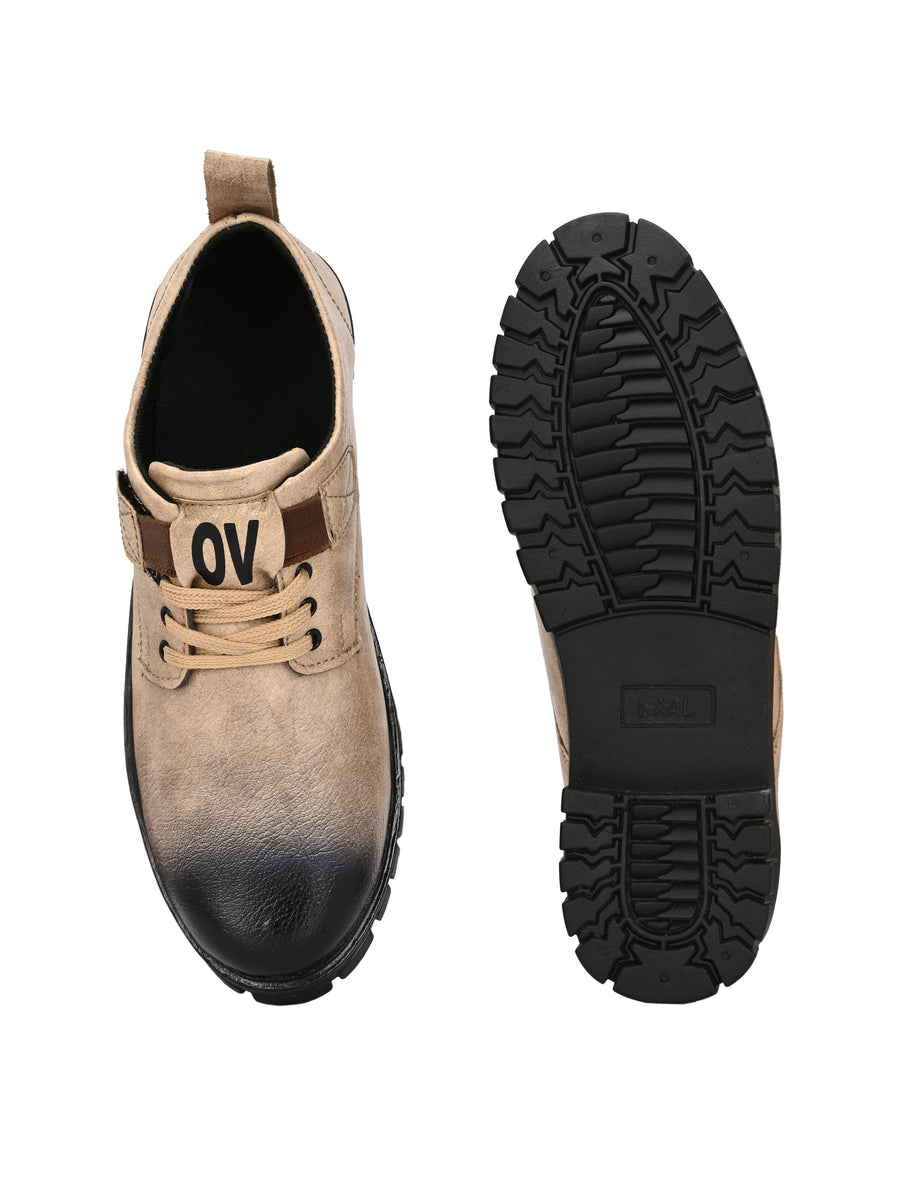 Beige Casual Shoes