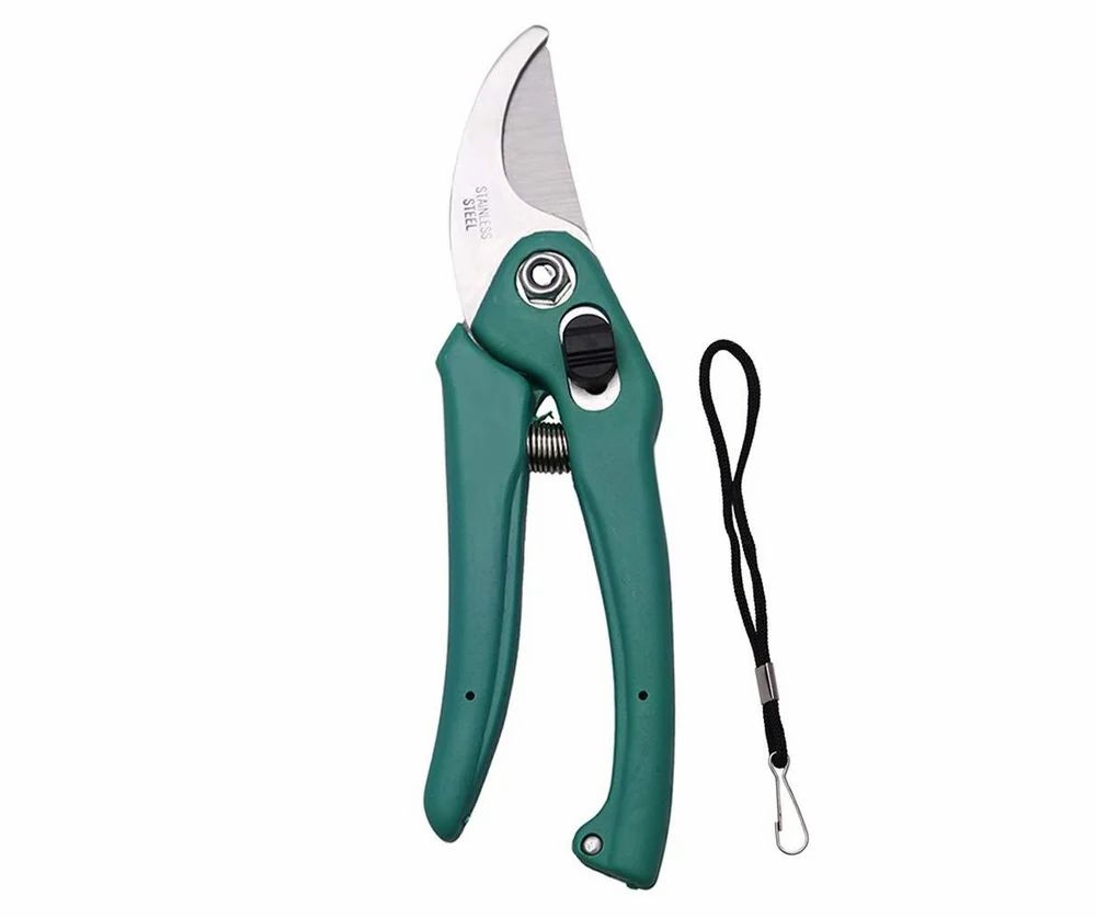 Stainless Steel Garden Scissors – Sharp Pruning Shears For Plants, Flowers, Bonsai, Herbs & Home Gardening Use