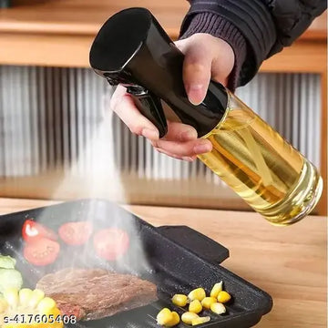 高級玻璃瓶噴油器，適用於烹飪、沙拉、燒烤、烘焙、煎炸和氣炸鍋