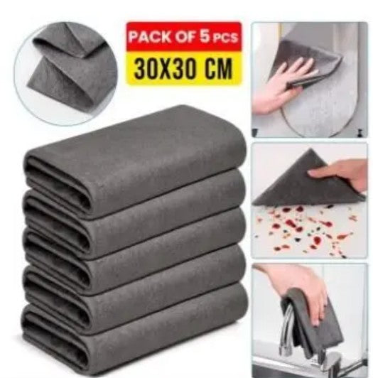 Thickened Magic Cleaning Cloth.Thickened Magic Cleaning Cloth – Super Absorbent Microfiber Cleaning Towel for Kitchen & Home