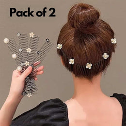 Hair Finishing Fixer Comb Clip Pack of 2