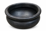 Earthen Black Clay Meen Kulambu Chatti | Traditional South Indian Fish Curry Pot | Handmade Clay Cooking Pot