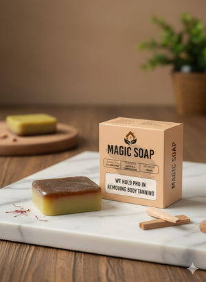 1. Handmade Magic Soaps For Skin Glow and Tan remover (pack of 2)