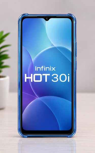 Infinix Hot 30i Transparent TPU Back Cover | Crystal Clear Shockproof Soft Silicone Mobile Case | Slim Protective Back Cover for Infinix Hot 30i
