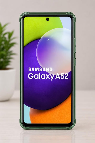 Samsung Galaxy A52 Transparent TPU Back Cover | Crystal Clear Shockproof Soft Silicone Mobile Case | Slim Protective Back Cover for Samsung Galaxy A52