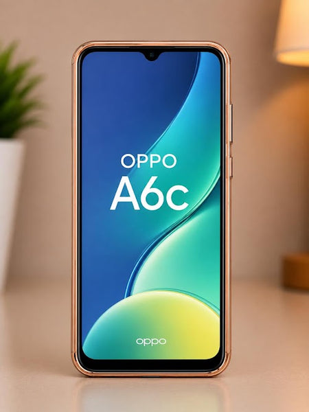 OPPO A6c Premium Transparent TPU Back Cover Case - Clear