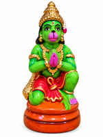Terracotta Hanuman Golu Doll – 7 Inch | Handmade Anjaneya Golu Doll