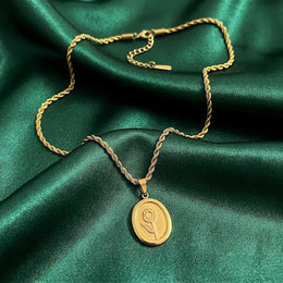 18K Gold Plated Sunflower Pendant Necklace