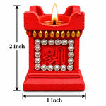 Royal Traditional Terracotta Stone Work Thulasi Maada Vilakku | Handmade Pooja Lamp Stand for Home & Temple