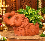 Decorative Elephant Planter – Handcrafted Traditional Elephant Plant Pot
