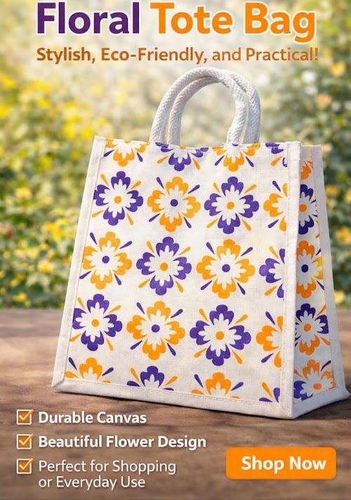 Floral Tote bag