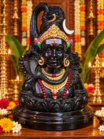 Terracotta Lord Shiva Golu Doll – Traditional Mahadev Idol 12 inch