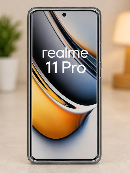Realme 11 Pro Transparent TPU Soft Back Cover Shockproof Clear Case