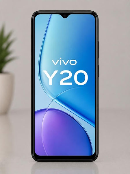 Vivo Y20 Liquid Silicone Soft Back Cover | Premium Matte Shockproof Protective Mobile Case (Black)