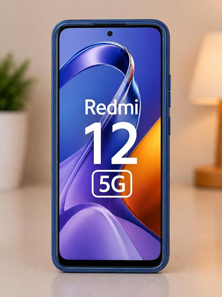 Redmi 12 5G Premium Slim TPU Back Cover Case - Blue