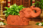 Decorative Elephant Planter – Handcrafted Traditional Elephant Plant Pot