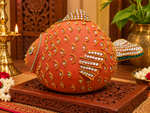 Royal Terracotta Stone Work Fish Showpiece | Handcrafted Traditional Fish Statue | Premium Home Décor[5inch=H*W*L=5*7*8]