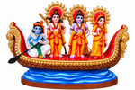 Terracotta Calcutta Guhan Odam Golu Dolls Set – Handmade Ramayana Golu Collection 7 inch