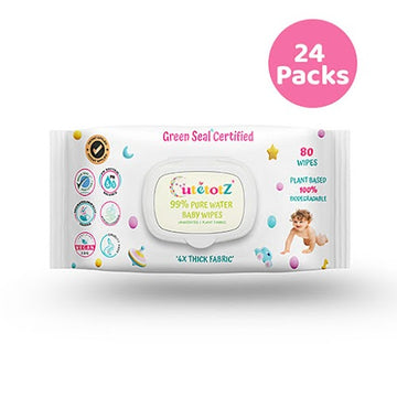 CUTETOTZ® Premium Organic Baby Wet Wipes | Green Seal® Certified | 80 Wipes (Pack of 1)