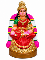 Terracotta Lakshmi Golu Doll – 8 Inch | Handmade Goddess Lakshmi Golu Idol