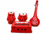 Terracotta Traditional Musical Instruments Golu Set – Handmade Indian Music Collection
