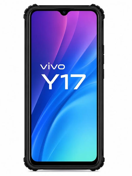 Vivo Y17 Rugged Armor Shockproof TPU Back Cover Protective Case