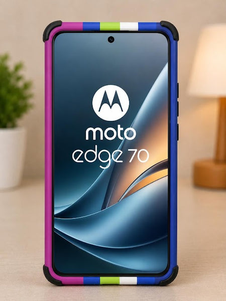 Motorola Moto Edge 70 Rugged Hybrid Shockproof Back Cover Case