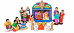 Traditional Kalyanam Golu Dolls Set – Wedding Ceremony Bommai Set for Navaratri Golu