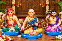 Traditional Musician Golu Dolls Set – Classical Music Theme Bommai Set for Navaratri Golu