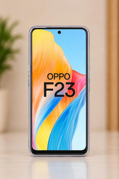 OPPO F23 Premium Transparent TPU Back Cover | Crystal Clear Shockproof Slim Protective Mobile Case