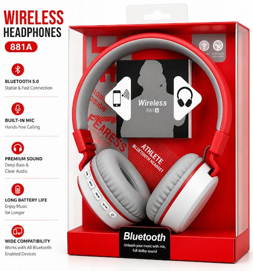 Wireless Bluetooth Headphones 881A