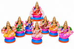 Ashtalakshmi Golu Dolls Set – Traditional Lakshmi Collection for Navaratri Golu