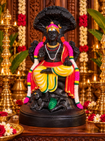 Terracotta Dakshinamurthy Golu Doll – Traditional Lord Shiva Idol, 8 Inch