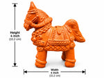 Royal Handmade Terracotta Horse Pair Showpiece | Traditional Indian Horse Statue | Premium Ethnic Home Décor
